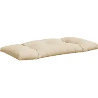 vidaXL Palletkussens 3 st stof beige