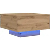 vidaXL Artisanaal eiken 55 x 55 x 31 cm Bewerkt hout