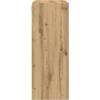 vidaXL Wandkast Artisan Eiken 69,5 x 34 x 90 cm Bewerkt hout