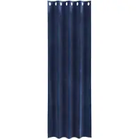 vidaXL Gordijnen 2 st Donkerblauw 140 x 225 cm fluweel