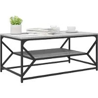 vidaXL Salontafel Grijs Sonoma 90 x 50 x 40 cm