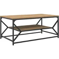 vidaXL Salontafel Artisan Eiken 90 x 50 x 40 cm