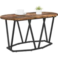 vidaXL Salontafel Rook Eiken 80 x 40 x 40.5 cm