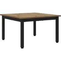 vidaXL Salontafel Ambachtelijk Eiken 60 x 60 x 36 cm Bewerkt hout