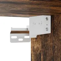 vidaXL TV Wandkast 2 st Rook Eiken Bewerkt hout