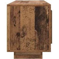vidaXL TV Kast 102 x 35 x 45 cm Oud Hout Bewerkt hout