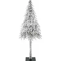 vidaXL Kerstboom met 300 LED met standaard Wit 210 cm PE en Staal