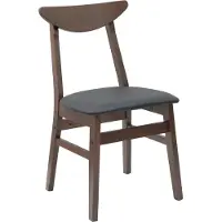 vidaXL Eetstoelen 2 st Massief Rubberhout Lichtbruin 42 x 47.5 x 81 cm
