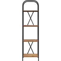 vidaXL Boekenplank 4-laags 40 x 30 x 146 cm Bewerkt hout Oudhout
