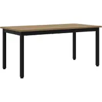 vidaXL Salontafel Ambachtelijk Eiken 100 x 50 x 45 cm Bewerkt hout