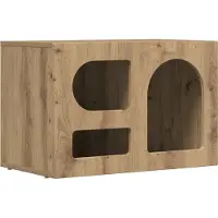 vidaXL TV Kast ELST 60 x 35 x 40 cm Artisan Eiken Bewerkt hout