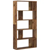 vidaXL Boekenkast 80 x 24 x 159 cm Bewerkt hout Oudhout