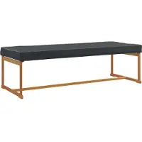 vidaXL Tafel Dekking Effen Zwart 262 x 102 x 15 cm Stof