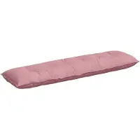 vidaXL Rugkussen Roze 180 x 50 cm Corduroy stof