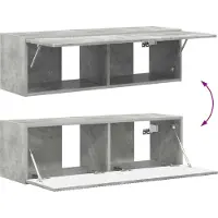 vidaXL TV-kast 5 pcs Beton Grijs
