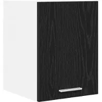 vidaXL Hangkast Zwart Eiken en Wit 30 x 31 x 40 cm Bewerkt hout
