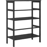 vidaXL Boekenplank 2-laags 40 x 29.5 x 115 cm Bewerkt hout Zwart Eiken