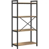 vidaXL Boekenplank 60 x 30 x 120 cm Bewerkt hout Artisan Eiken