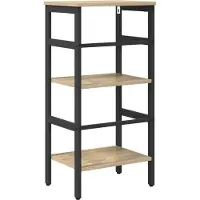 vidaXL Boekenplank 2-laags 40 x 29.5 x 115 cm Bewerkt hout Sonoma Eik