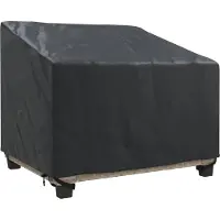 vidaXL Tuinstoelcover Zwart 96 x 79 x 74 cm 210D Oxford stof