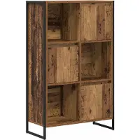 vidaXL Boekenkast 68 x 30 x 108.5 cm Bewerkt hout Oud Hout