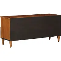 vidaXL TV Kast Walnotenhout 100 x 33 x 46 cm Massief Mango Hout