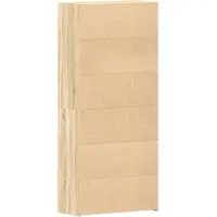 vidaXL Schoenenkast 80 x 35.5 x 180 cm Bewerkt hout Bruin