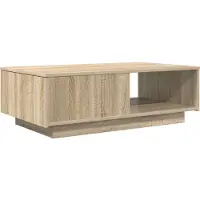 vidaXL Salontafel Sonoma Eik 95 x 55 x 31 cm Bewerkt hout