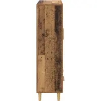 vidaXL Highboard Oud Hout 70 x 31 x 115 cm Bewerkt hout