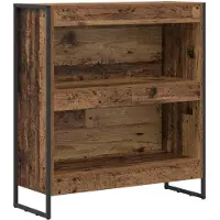 vidaXL Boekenkast 80 x 30 x 86,5 cm Bewerkt hout Oud Hout