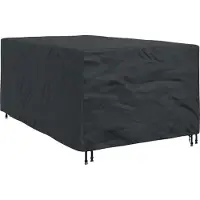 vidaXL Meubelbescherming Effen Zwart 143 x 225 x 90 cm 210D
