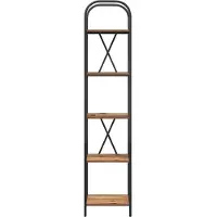 vidaXL Boekenplank 5-laags 40 x 30 x 183 cm Bewerkt hout Oudhout