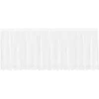 vidaXL Lacegordijn Wit 100 x 400 cm Polyester