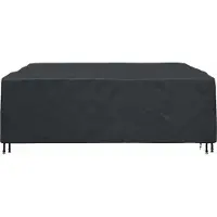 vidaXL Meubelbescherming Effen Zwart 235 x 235 x 70 cm 420D