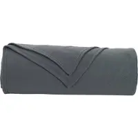 vidaXL plaid Donkergrijs 210 x 140 cm 0.41 kg Fleece