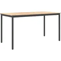 vidaXL Bartafel 200 x 100 x 105 cm Massief grenenhout Naturel