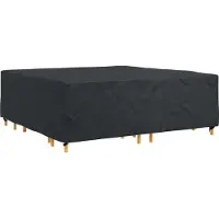 vidaXL Meubelbescherming Effen Zwart 220 x 220 x 70 cm 600D