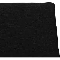 vidaXL Gestoffeerd hoofdbord Zwart 90 cm Massief grenenhout