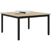 vidaXL Salontafel Sonoma 80 x 80 x 45 cm Bewerkt hout