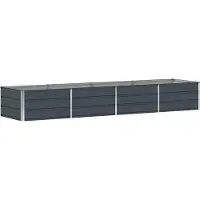 vidaXL Plantenbak Antraciet 320 x 80 x 45 cm Staal