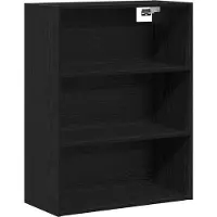 vidaXL Highboard 2 st Zwart Eiken 69,5 x 34 x 180 cm