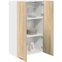 vidaXL Hangkast Sonoma Eik 60 x 31 x 100 cm Bewerkt hout
