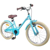 vidaXL Kinderfiets 22 Inch voor 7-12 jaar oud Lichtblauw