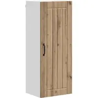 vidaXL Wandkast LUCCA Artisanaal eiken 40 x 31 x 100 cm Bewerkt hout