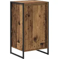vidaXL Dressoir Oud Hout 43 x 36 x 75,5 cm Bewerkt hout