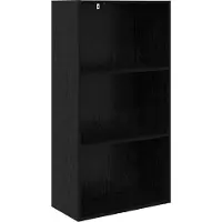 vidaXL Boekenplank 60 x 30 x 114 cm Bewerkt hout Zwart Eiken