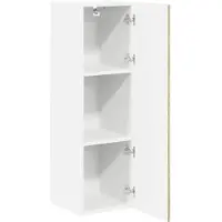 vidaXL Wandkast LUCCA Sonoma Eiken 30 x 31 x 100 cm Bewerkt hout