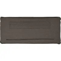 vidaXL Gestoffeerd hoofdbord Natuurlijk en Licht Grijs 160 cm