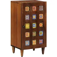 vidaXL Dressoir Walnotenhout 40 x 33 x 75 cm Massief Mango Hout