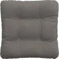vidaXL Zitkussens 4 st Corduroy stof Lichtgrijs 45 x 45 cm